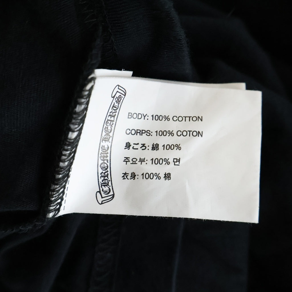 CHROME HEARTS(クロムハーツ) FOTI S/S TEE フォティ 両面プリント クルーネック半袖Tシャツ カットソー ブラック