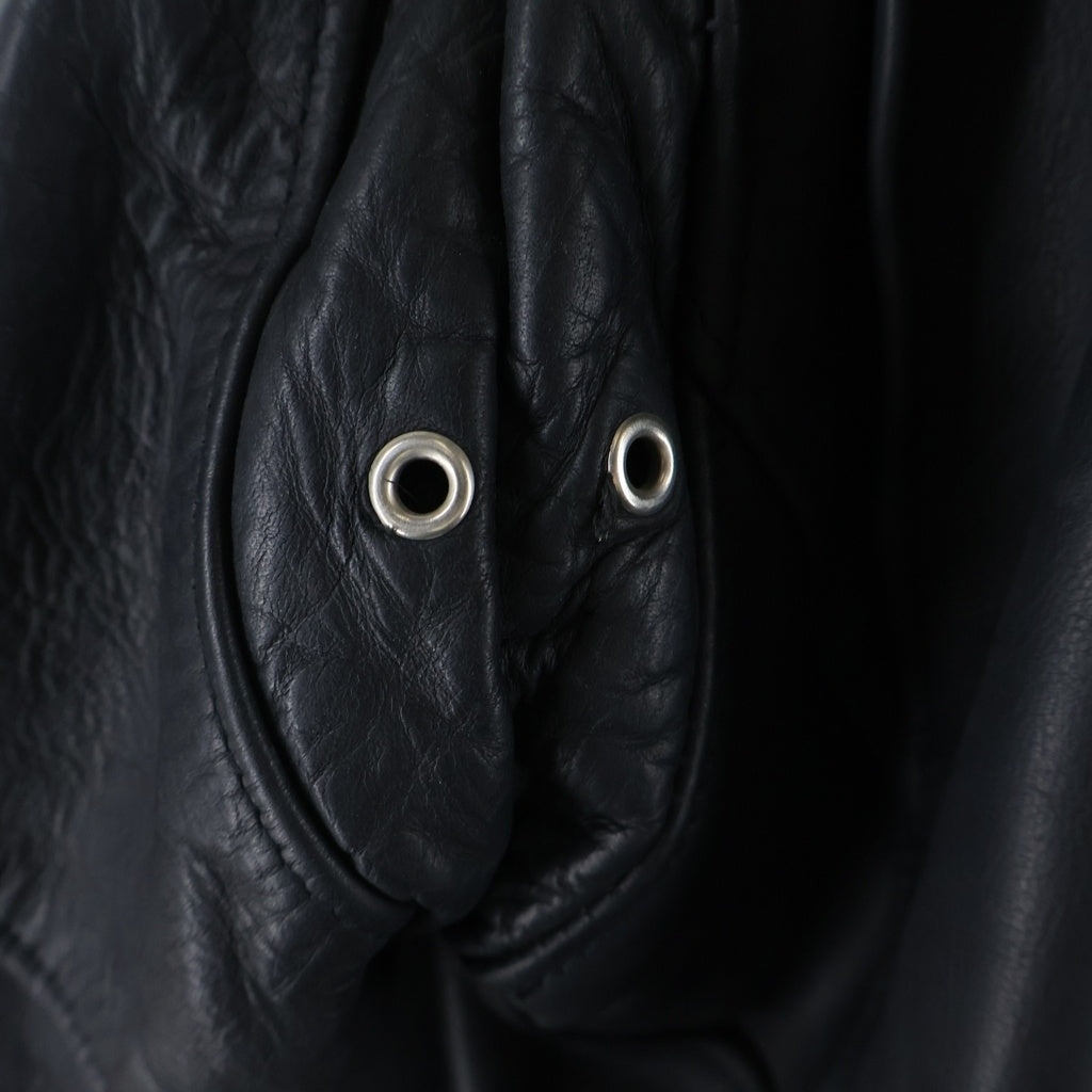 SCHOTT(ショット) 80-90S VINTAGE 618 PERFECTO ダブル ライダース レザー ジャケット ブラック