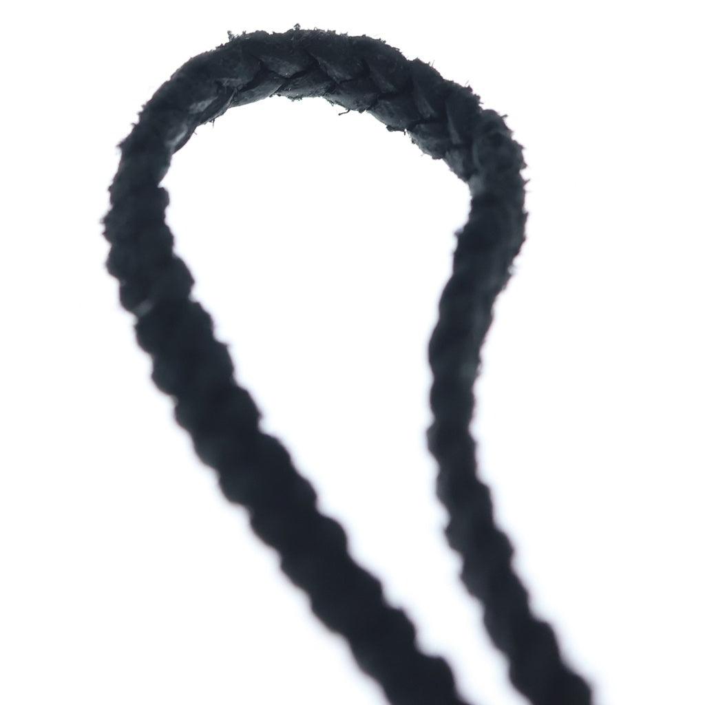 CHROME HEARTS(クロムハーツ) Leather Braid レザーブレード ボロチップ ブラック/シルバー