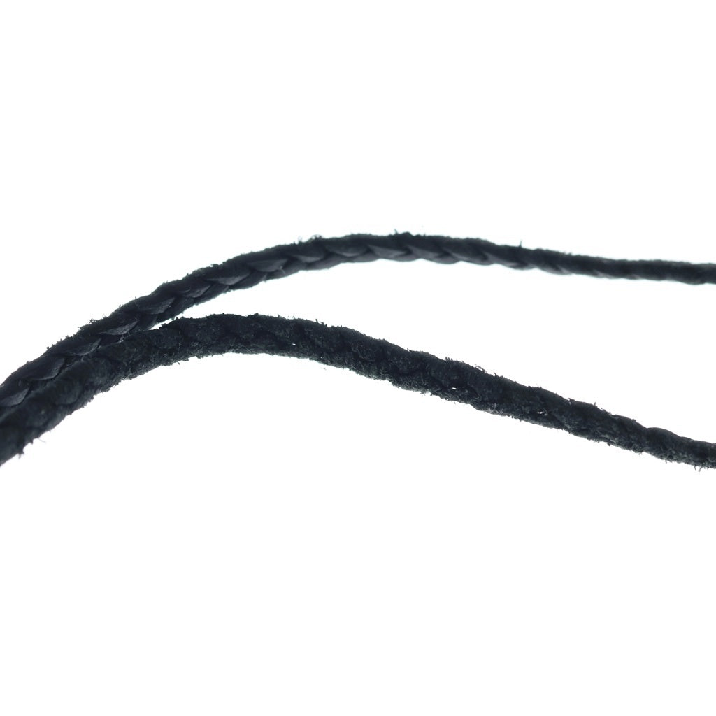 CHROME HEARTS(クロムハーツ) Leather Braid レザーブレード ボロチップ ブラック/シルバー