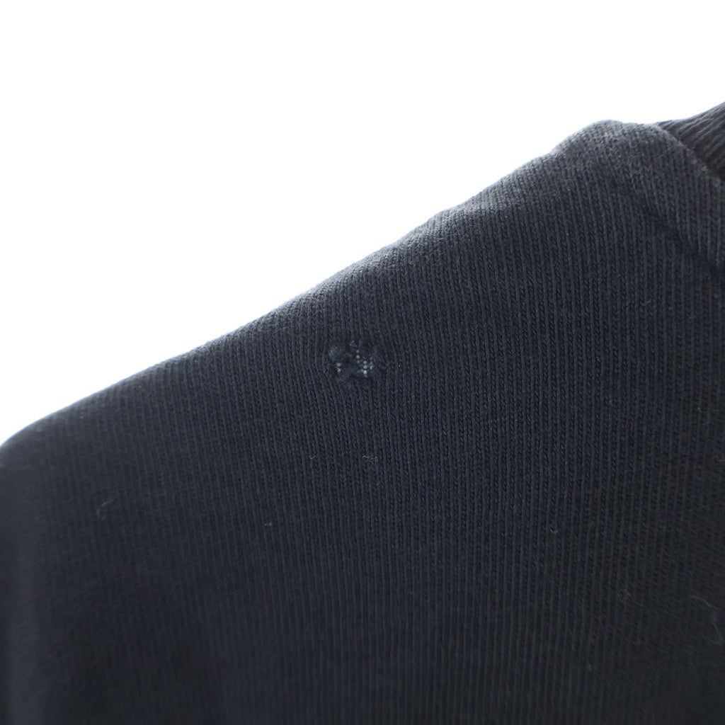 MONCLER(モンクレール) フロントロゴワッペン クルーネック半袖Tシャツカットソー ブラック I20918C00051 8390T