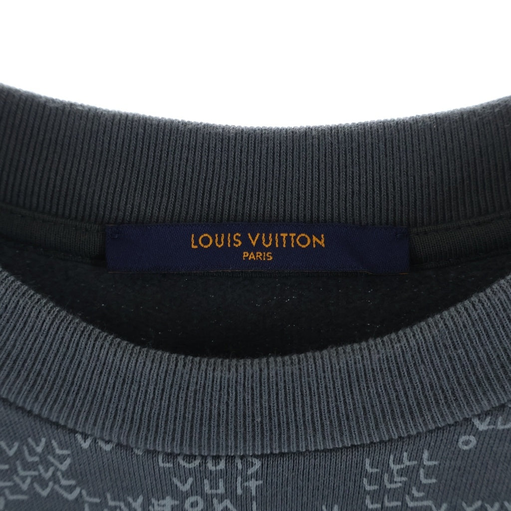 LOUIS VUITTON ルイヴィトン 22SS ダミエ スプレッド プリントプルオーバー スウェット グレー IHN HNY11W LOUIS VUITTON(ルイヴィトン) 22SS ダミエ スプレッド プリントプル