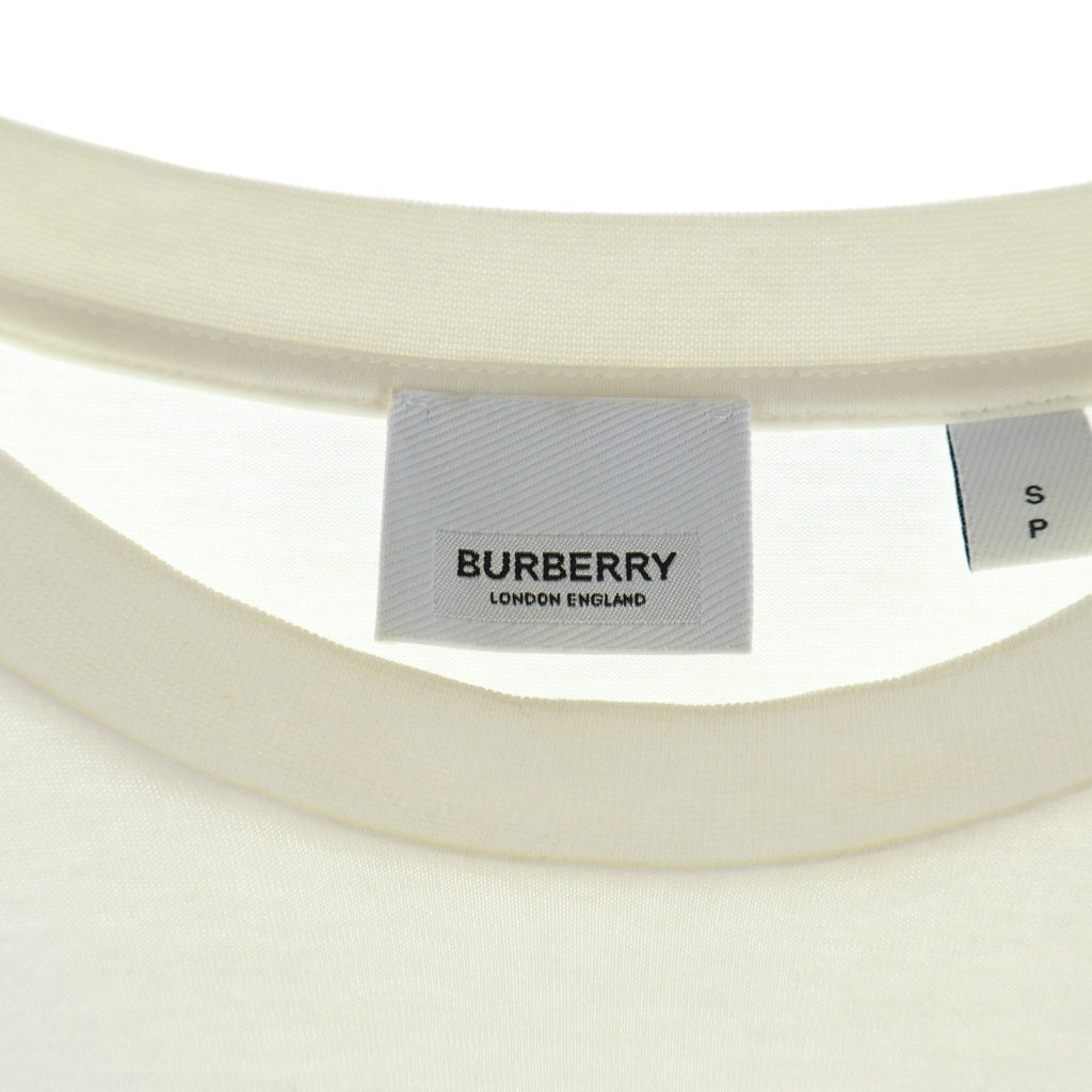 BURBERRY(バーバリー) TB MONOGLAM ONEPOINT TEE TBロゴクルーネック長袖Tシャツ ホワイト 8024600