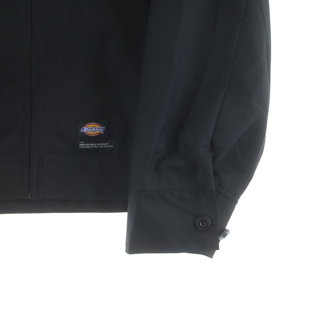 Dickies(ディッキーズ) ×Children of the discordance チルドレン オブ ザ ディスコーダンス 襟刺繍スタッズ ジップアップ ブルゾン ブラック 253M10CD01