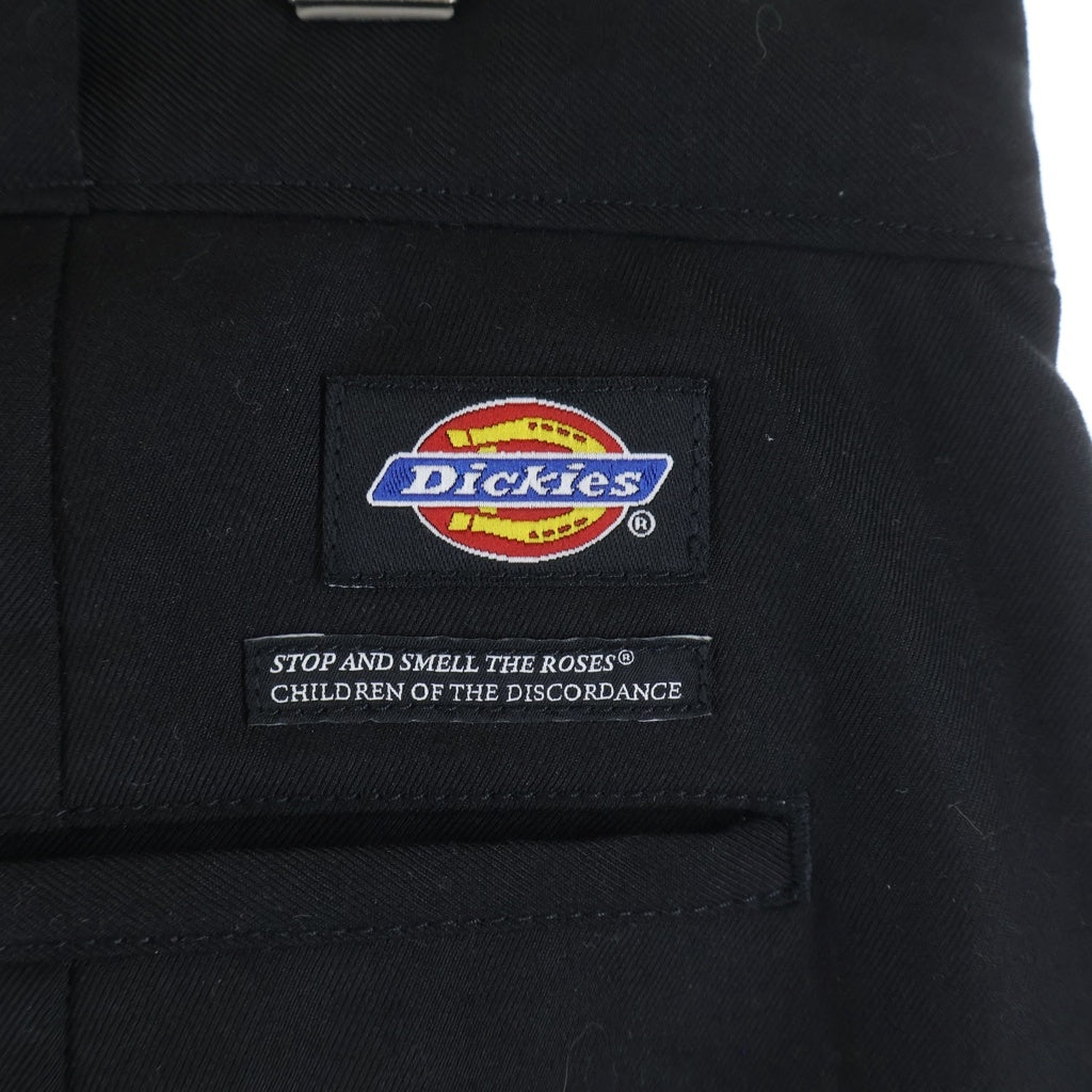 Dickies(ディッキーズ) ×Children of the discordance WORK PANTS チルドレン オブ ザ ディスコーダンス バックポケット刺繍 スタッズ ワークパンツ ブラック 253M40CD01