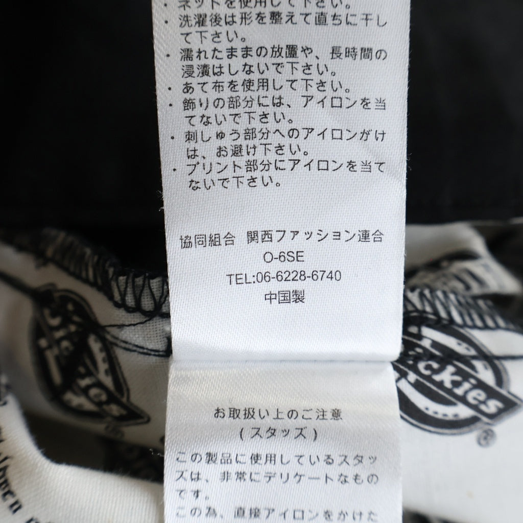 Dickies(ディッキーズ) ×Children of the discordance WORK PANTS チルドレン オブ ザ ディスコーダンス バックポケット刺繍 スタッズ ワークパンツ ブラック 253M40CD01