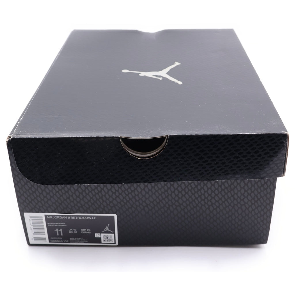 NIKE(ナイキ) AIR JORDAN 11 RETRO LOW LE SNAKESKIN CD6846-102 エアジョーダン11 レトロ スネークスキン ローカットスニーカー シューズ ホワイト/ブルー US11/29.0cm
