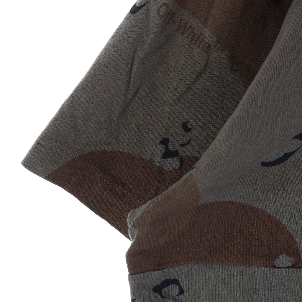 OFF-WHITE(オフホワイト) 18AW Reconstructed Camouflage リコンストラクテッド カモフラージュ 半袖Tシャツ カットソー カモ