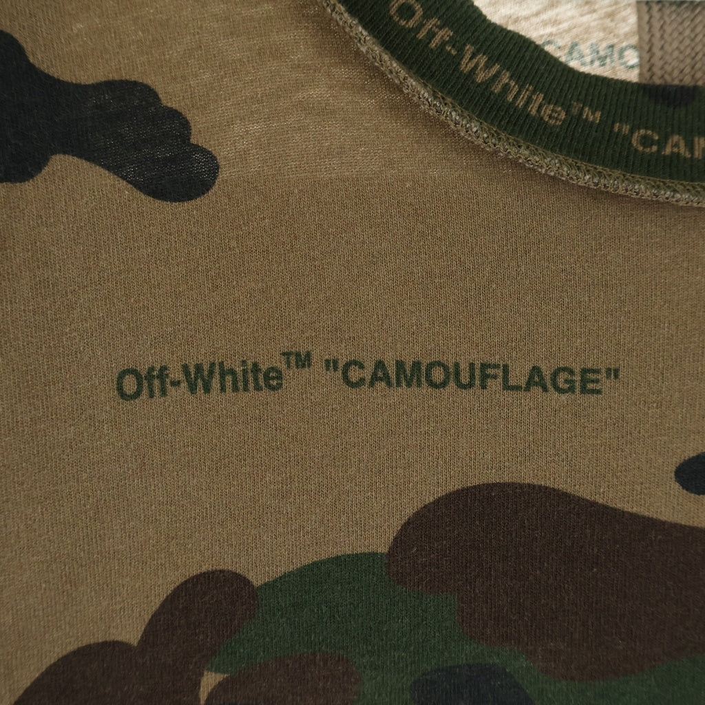 OFF-WHITE(オフホワイト) 18AW Reconstructed Camouflage リコンストラクテッド カモフラージュ 半袖Tシャツ カットソー カモ