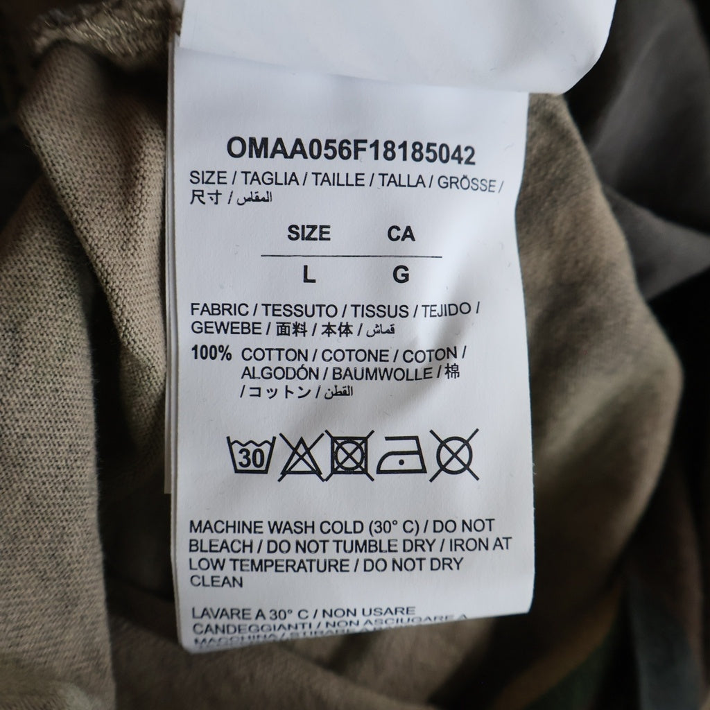 OFF-WHITE(オフホワイト) 18AW Reconstructed Camouflage リコンストラクテッド カモフラージュ 半袖Tシャツ カットソー カモ