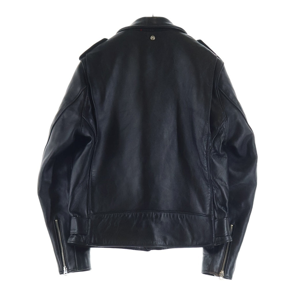 SCHOTT(ショット) 217US SHEEP ONESTAR シープ ワンスター ラムレザー ダブルライダースジャケット ブラック 7823950093