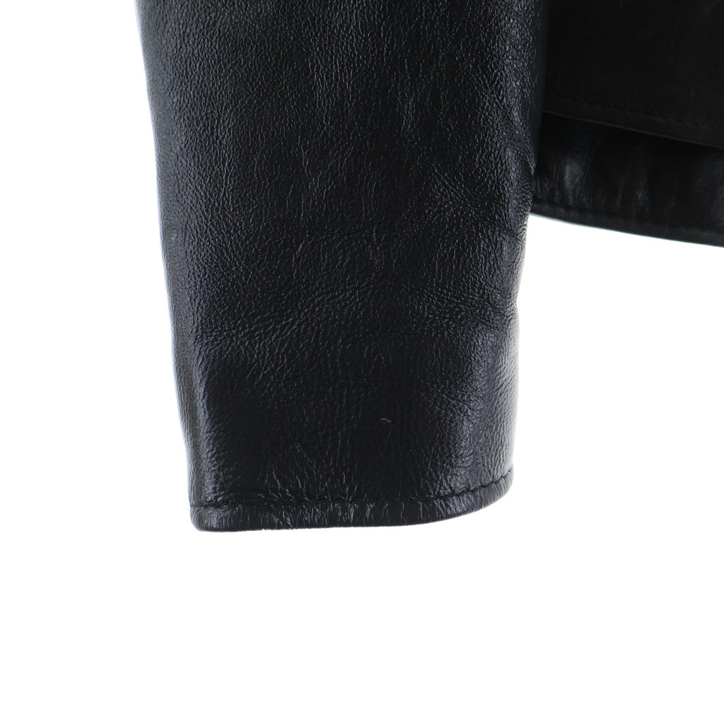 SCHOTT(ショット) 217US SHEEP ONESTAR シープ ワンスター ラムレザー ダブルライダースジャケット ブラック 7823950093