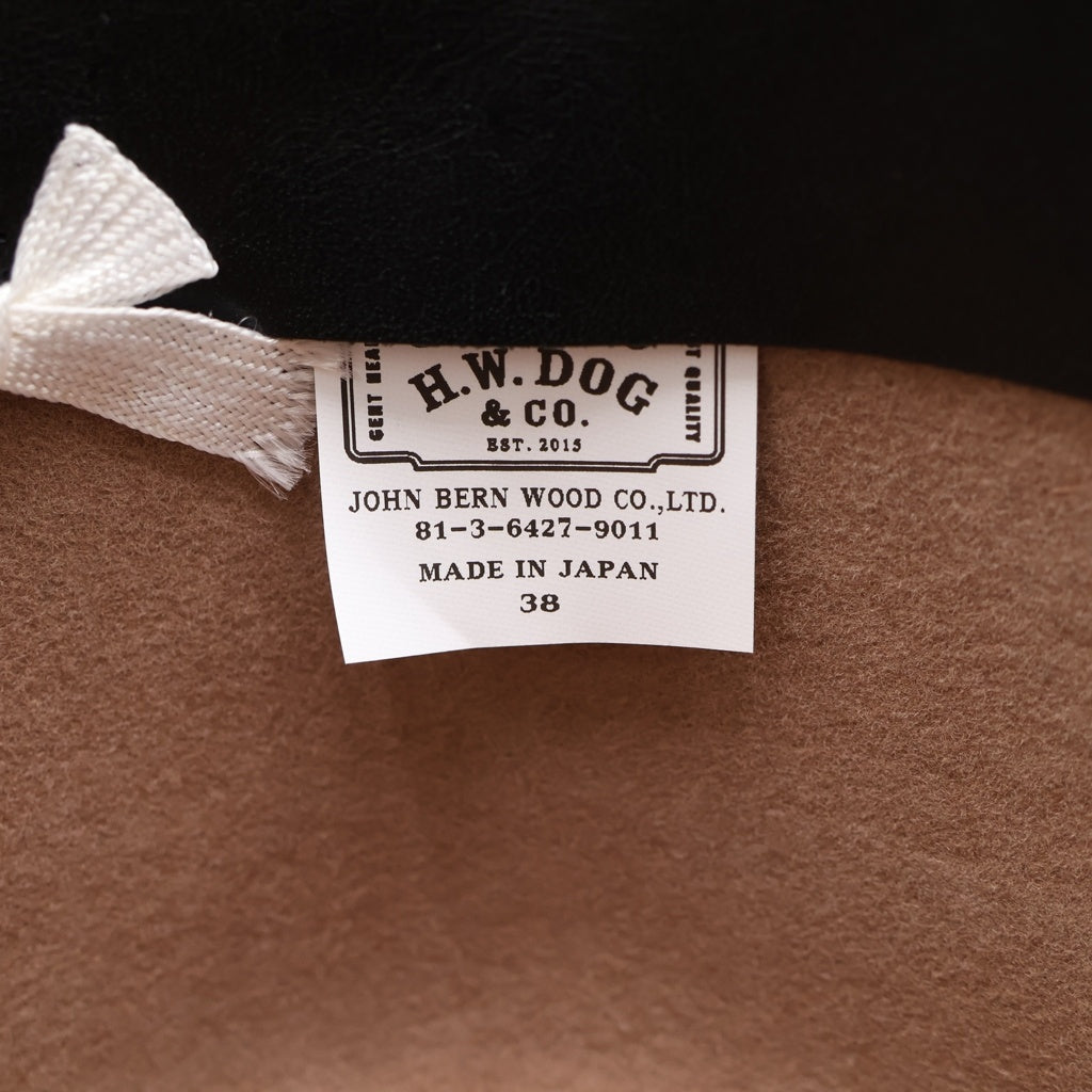 THE H.W.DOG&CO(ドッグアンドコー) POINT-H ポイント 中折れハット 帽子 ベージュ