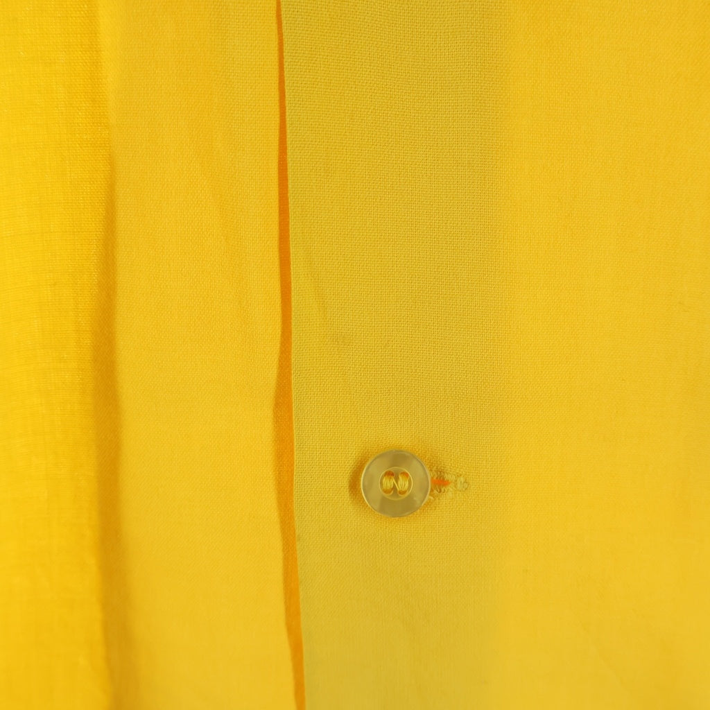 VINTAGE(ヴィンテージ) 50-60S VINTAGE King Louie TEN STRIKE キングルイ Bowling Shirt フロント刺繍 ボーリングシャツ イエロー