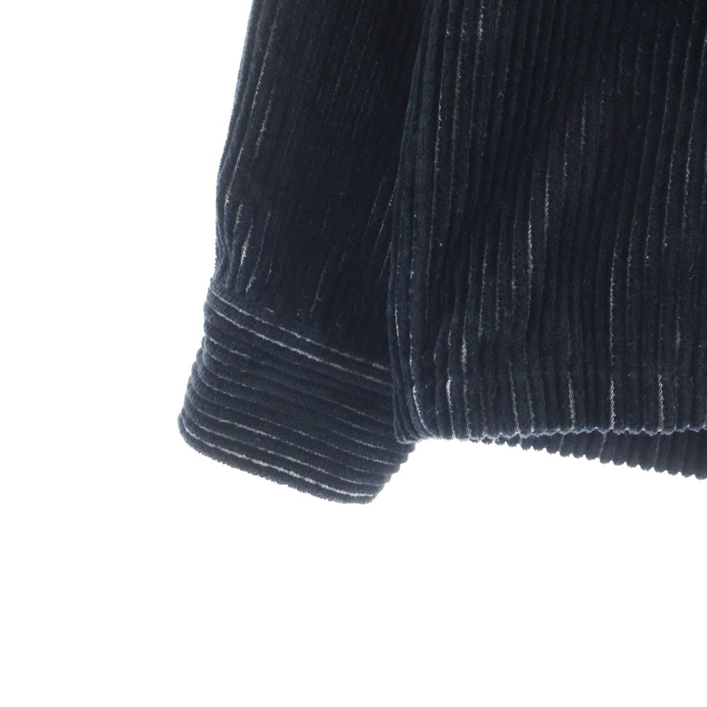 SUPREME(シュプリーム) 23SS 2-Tone Corduroy Zip Up Shirt ツートーン コーデュロイ ジップアップ 長袖シャツ ブラック