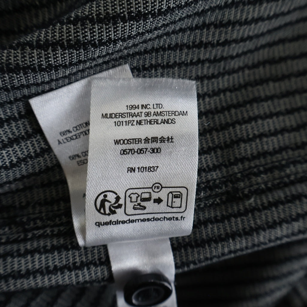 SUPREME(シュプリーム) 23SS 2-Tone Corduroy Zip Up Shirt ツートーン コーデュロイ ジップアップ 長袖シャツ ブラック