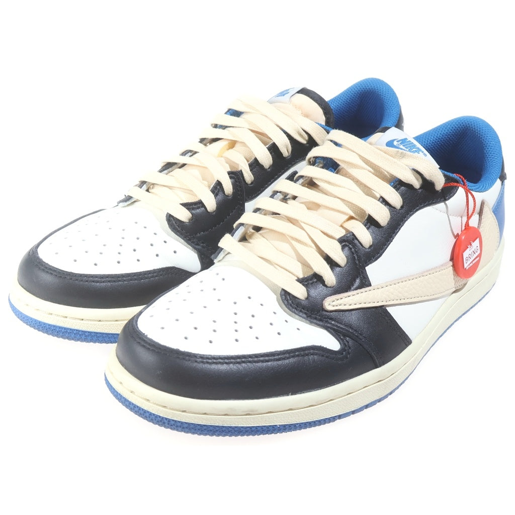 NIKE(ナイキ) ×TRAVIS SCOTT FRAGMENT DESIGN AIR JORDAN 1 LOW OG SP トラヴィススコット フラグメント エアジョーダン1 ローカットスニーカー US9/27.0cm DM7866-140