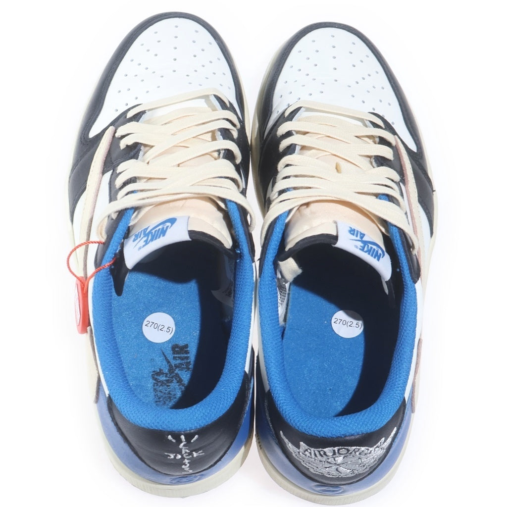 NIKE(ナイキ) ×TRAVIS SCOTT FRAGMENT DESIGN AIR JORDAN 1 LOW OG SP トラヴィススコット フラグメント エアジョーダン1 ローカットスニーカー US9/27.0cm DM7866-140