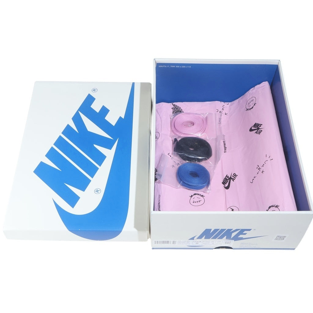 NIKE(ナイキ) ×TRAVIS SCOTT FRAGMENT DESIGN AIR JORDAN 1 LOW OG SP トラヴィススコット フラグメント エアジョーダン1 ローカットスニーカー US9/27.0cm DM7866-140