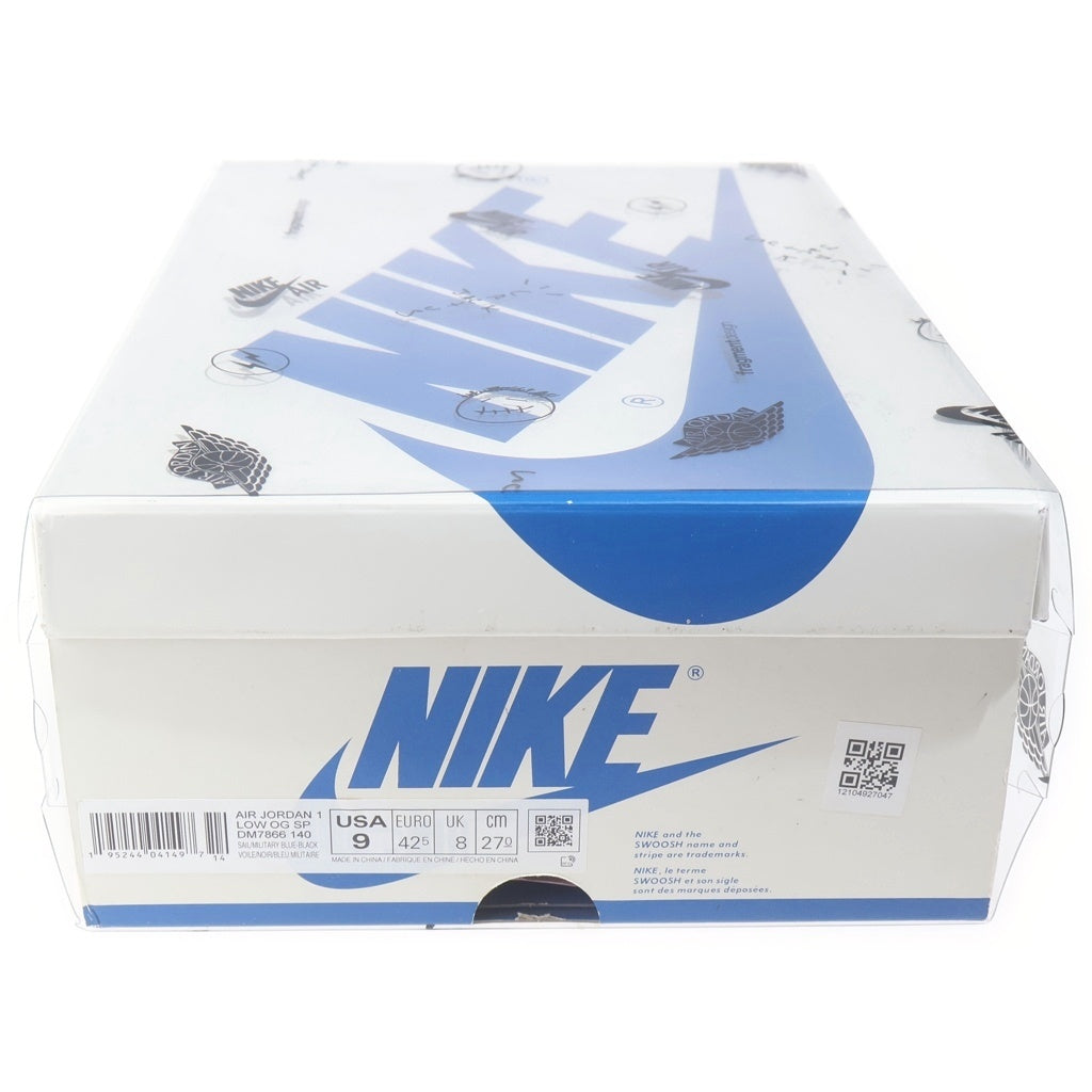 NIKE(ナイキ) ×TRAVIS SCOTT FRAGMENT DESIGN AIR JORDAN 1 LOW OG SP トラヴィススコット フラグメント エアジョーダン1 ローカットスニーカー US9/27.0cm DM7866-140