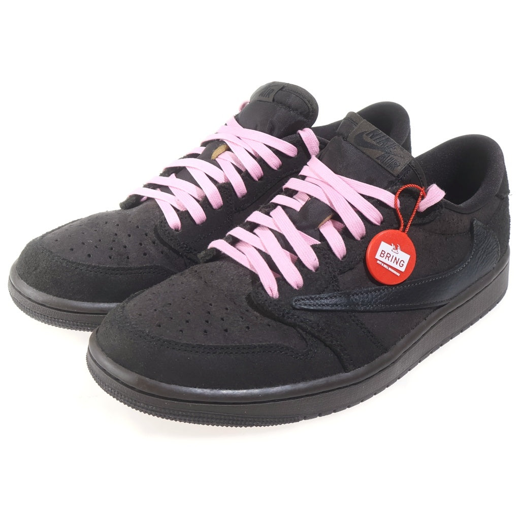 NIKE(ナイキ) ×TRAVIS SCOTT AIR JORDAN 1 LOW OG SP VELVET BROWN トラヴィススコット エアジョーダン1 ベルベットブラウン ローカットスニーカー US9/27.0cm DM7866-202