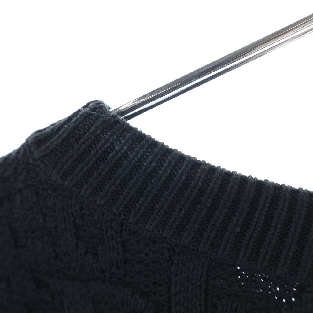 DIOR(ディオール) 25AW OBLIQUE SWEATER オブリーク 総柄 クルーネック ニット セーター ブラック 513M634A7003
