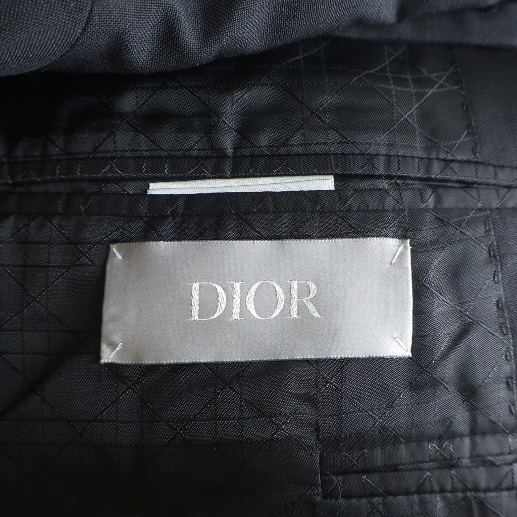 DIOR(ディオール) 22AW CDメタルダブルテーラードジャケット ブラック 113C282A4993
