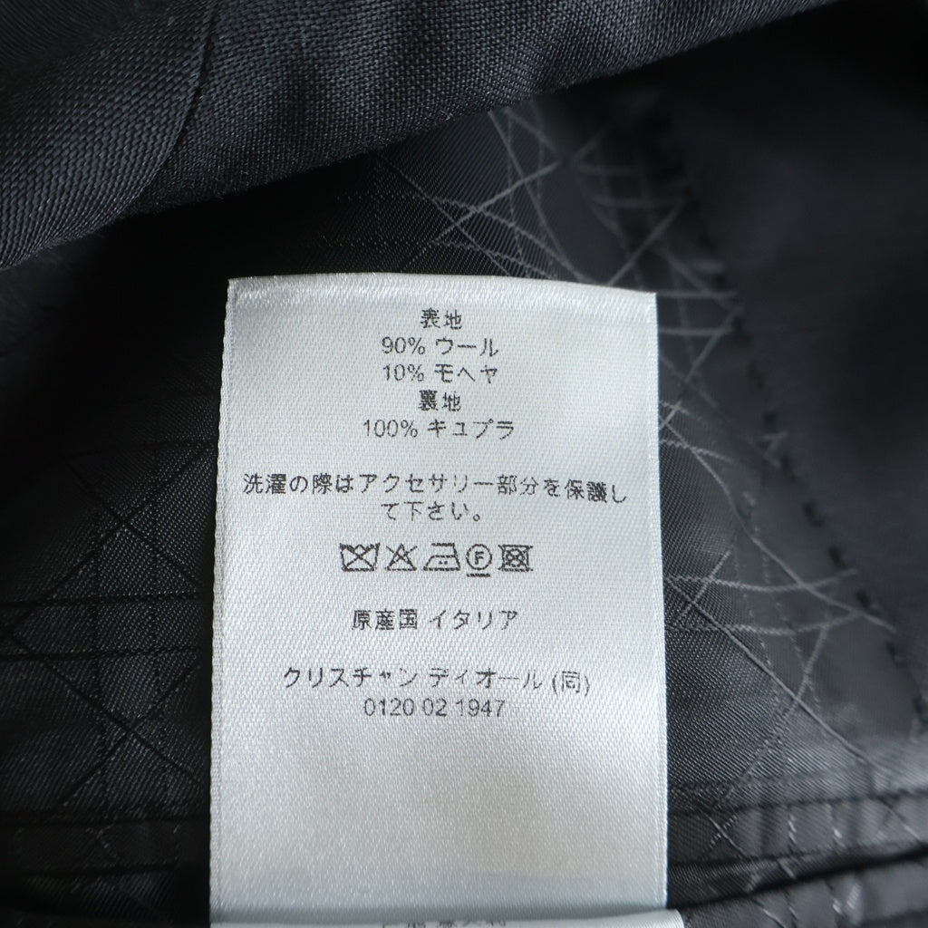 DIOR(ディオール) 22AW CDメタルダブルテーラードジャケット ブラック 113C282A4993