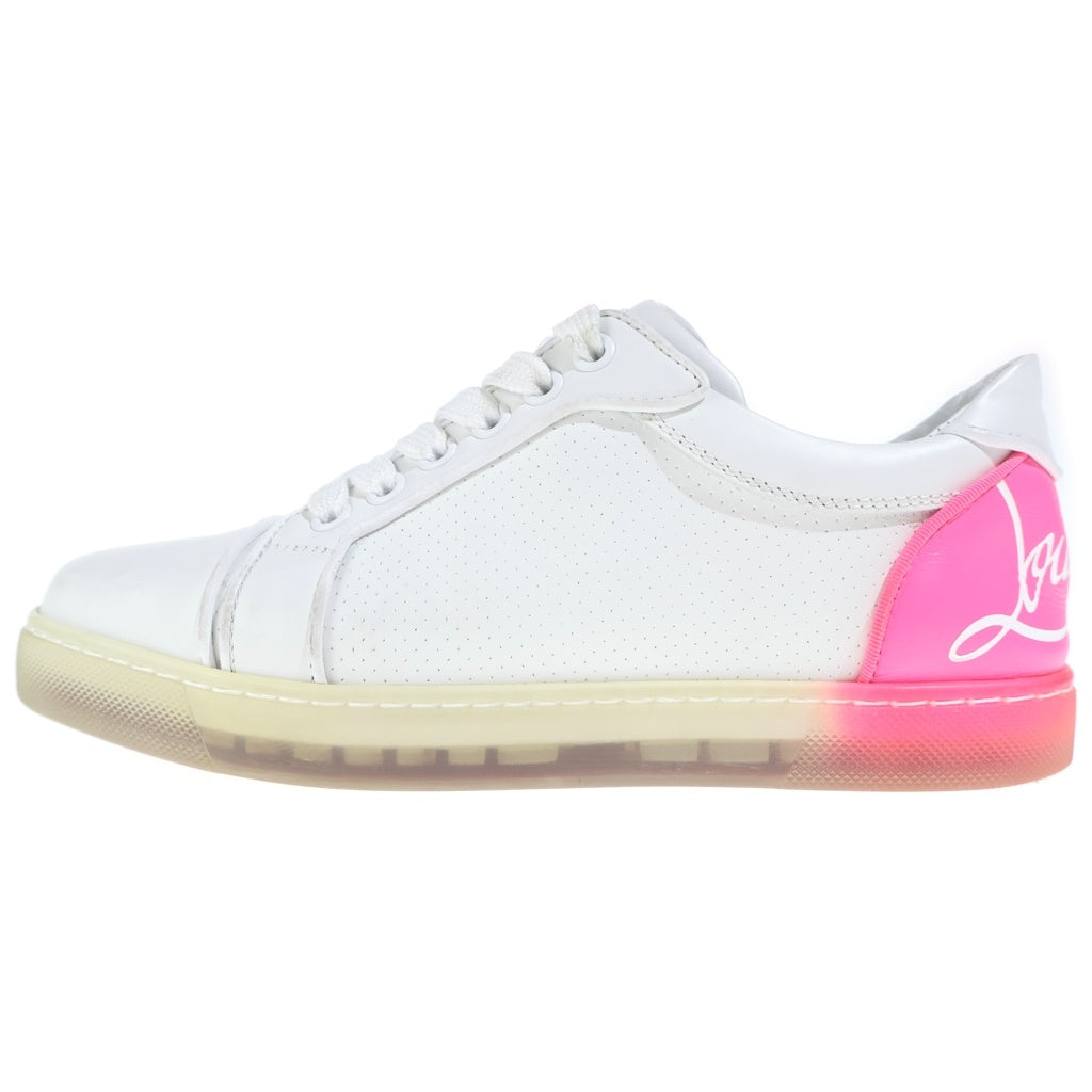 CHRISTIAN LOUBOUTIN(クリスチャンルブタン) Fun Vieira ファン ヴィエイラ レザー ローカットスニーカー シューズ レディース ホワイト/ピンク