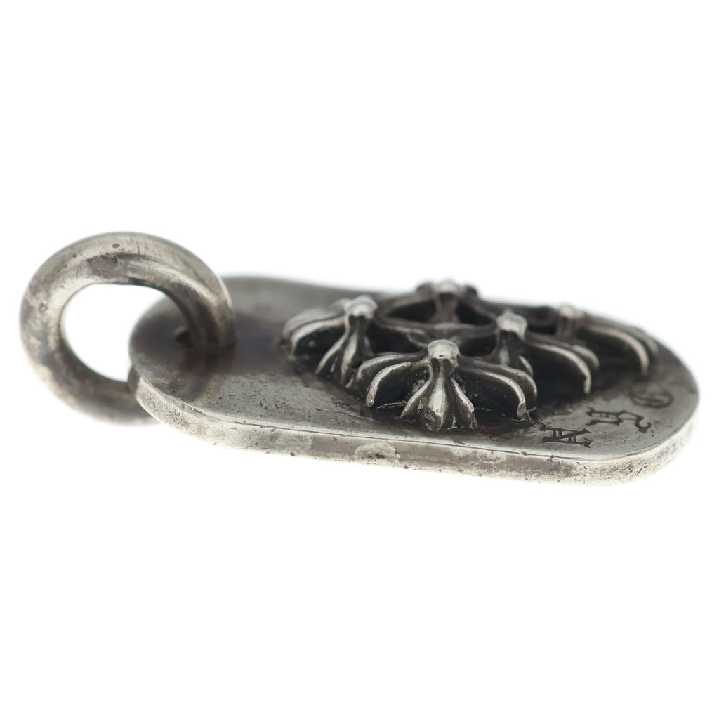 CHROME HEARTS(クロムハーツ) RAISED DOGTAG レイズドドッグタグ NYC限定 ネックレストップ シルバー
