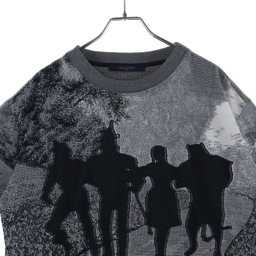 LOUIS VUITTON(ルイヴィトン) 19SS Brick Road Tee オズの魔法使い クルーネック半袖Tシャツ カットソー グレー RM191 JZC HGY86W