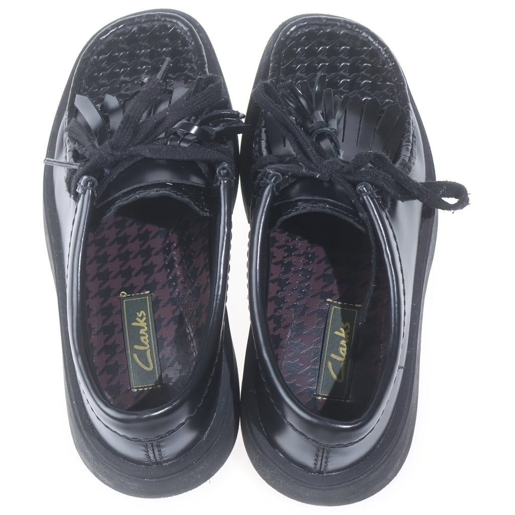 Clarks(クラークス) Torview W ウィメンズ トービュー フリンジ レザーローファー ブラック レディース
