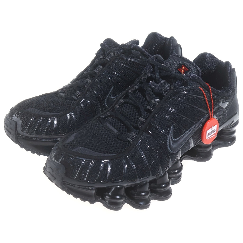 NIKE(ナイキ) WMNS SHOX TL Black and Max Orange ウィメンズ ショックス ローカットスニーカー ブラック US7/24.0cm AR3566-002 レディース