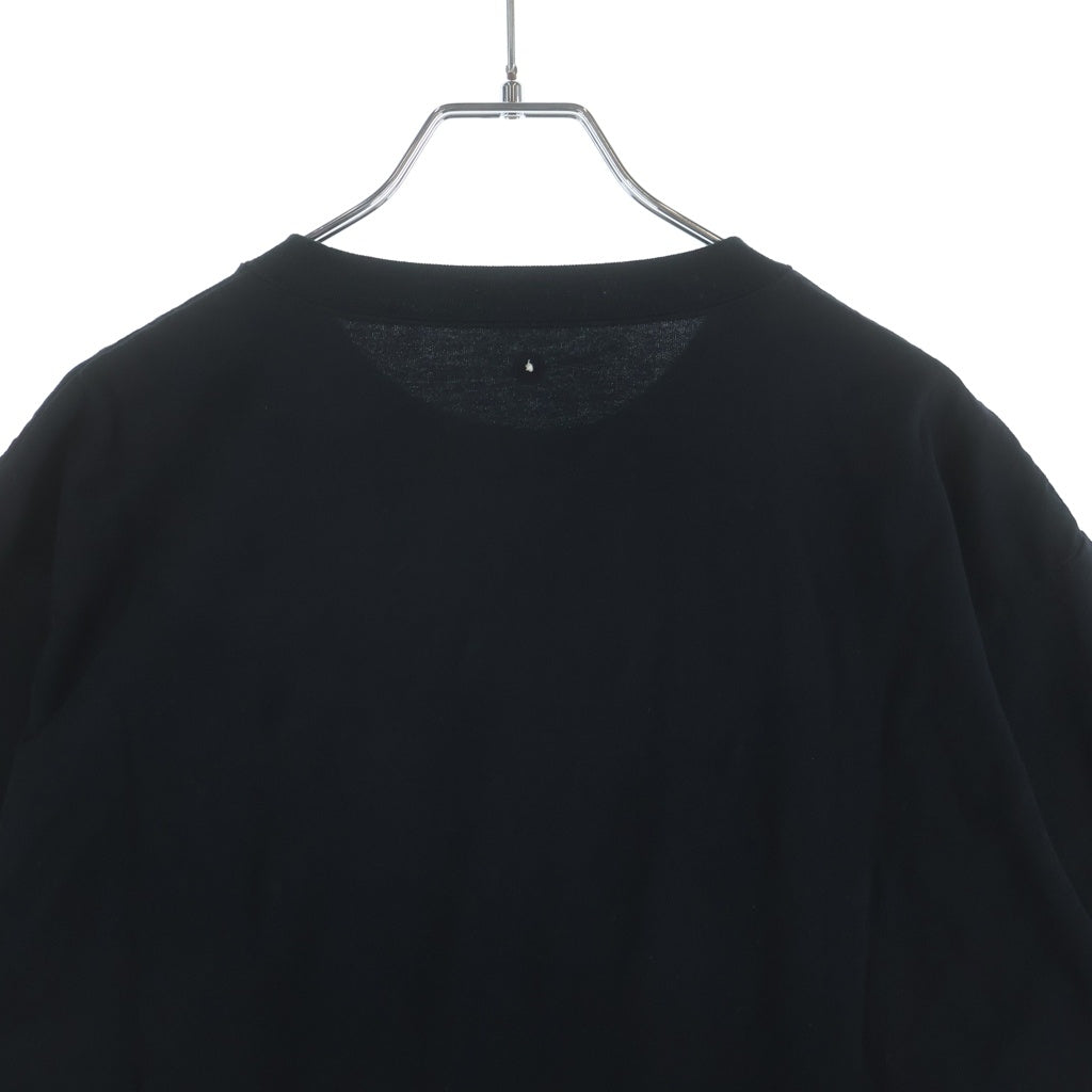 issuethings(イシューシングス) TYPE76 タイプ76 フロントワッペン ピンズ クルーネック半袖Tシャツ カットソー ブラック