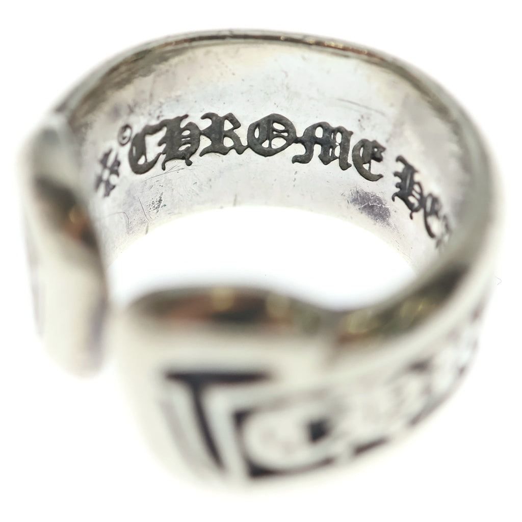 CHROME HEARTS(クロムハーツ) SM SCROLL LABEL スモールスクロールラベル リング シルバー BCA413 レディース