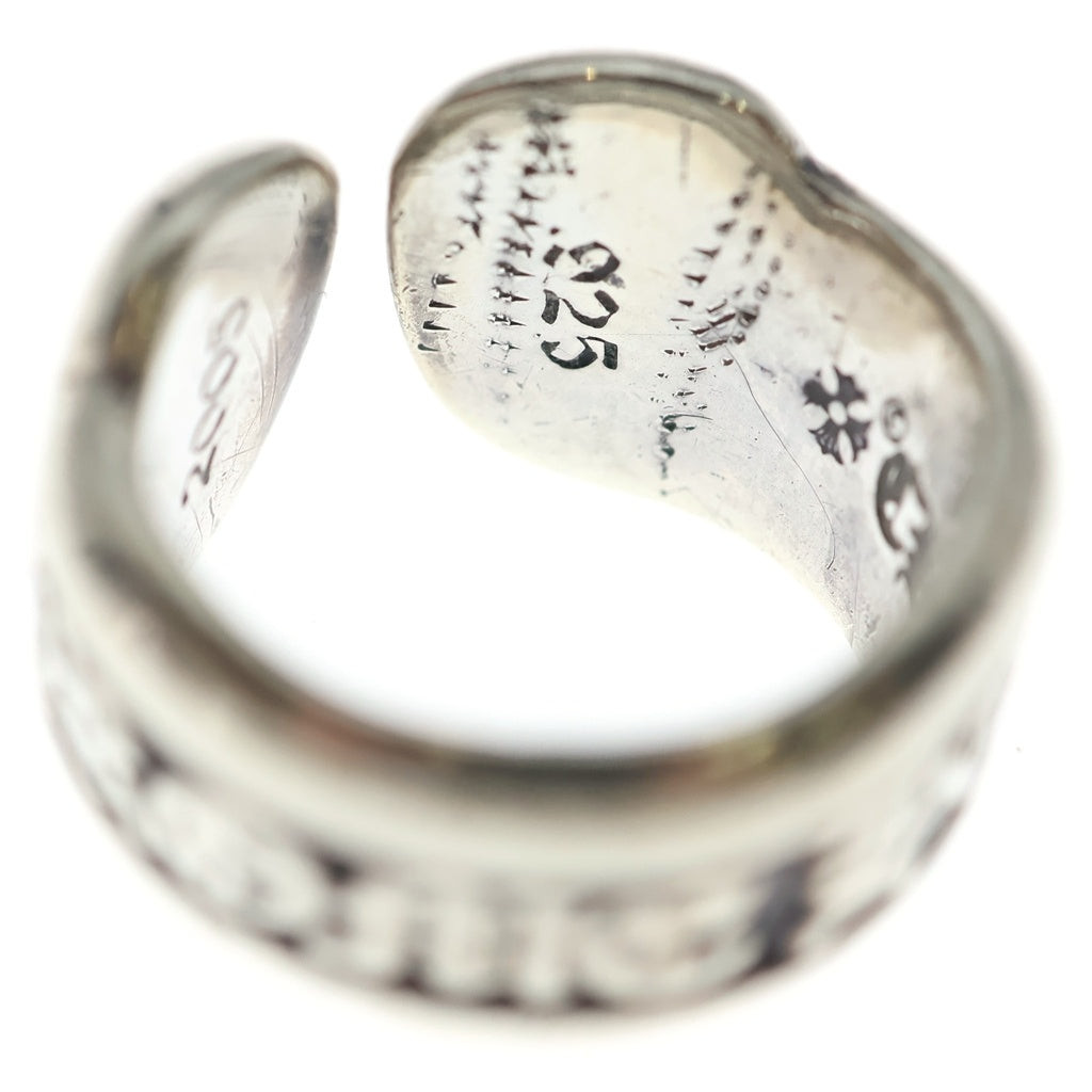 CHROME HEARTS(クロムハーツ) SM SCROLL LABEL スモールスクロールラベル リング シルバー BCA413 レディース