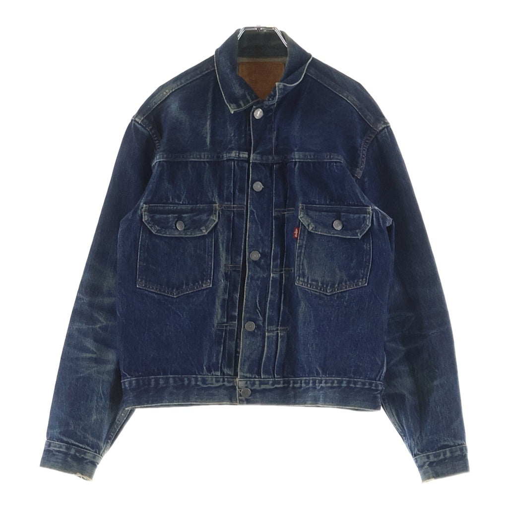 Levi's リーバイス 90S VINTAGE 507 ボタン裏555 ビッグE 片面タブ バレンシア製 2nd Denim Trucker Jacket デニムトラッカージャケット インディゴ Levi's(リーバイス) 90S VINTAGE 507 ボタン裏555 ビッグE 片面タブ