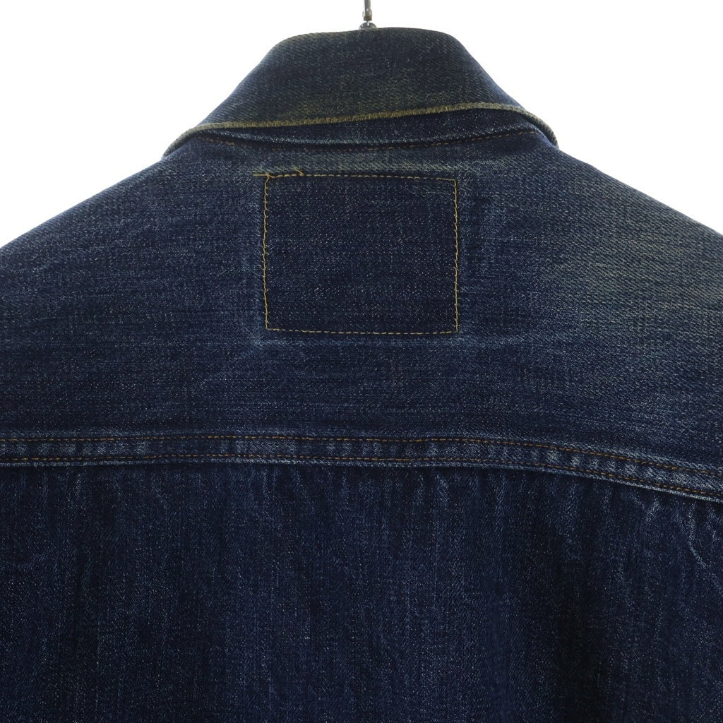 Levi's(リーバイス) 90S VINTAGE 507 ボタン裏555 ビッグE 片面タブ バレンシア製 2nd Denim Trucker Jacket デニムトラッカージャケット インディゴ