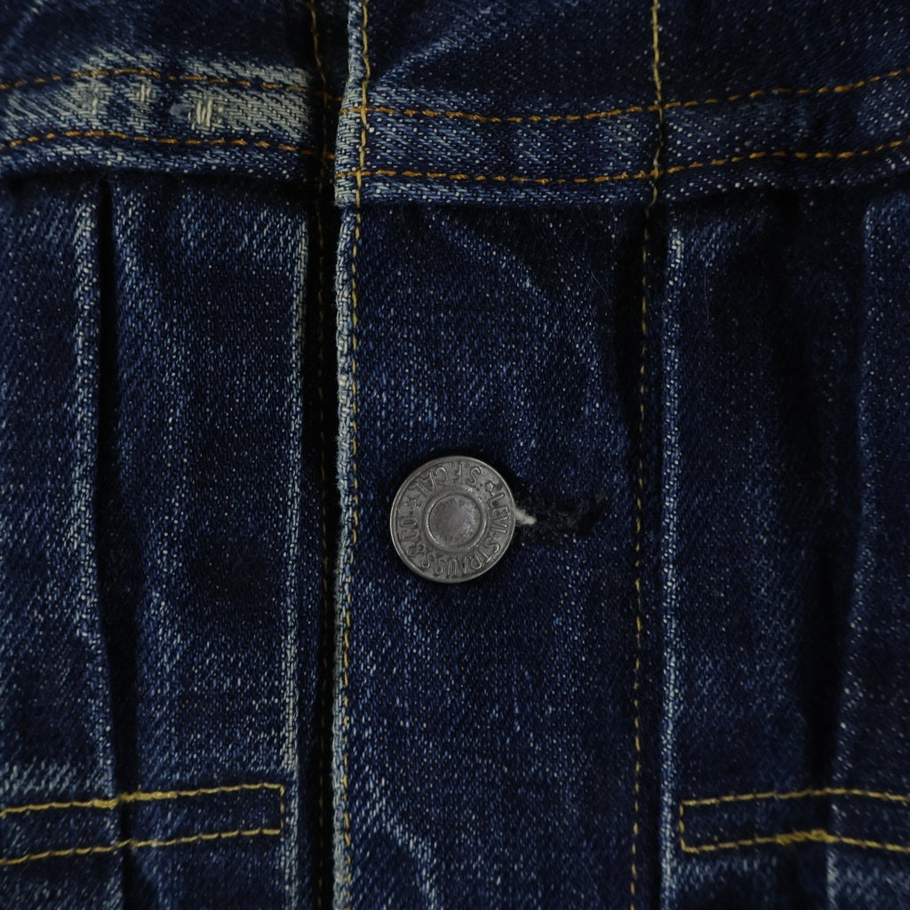 Levi's(リーバイス) 90S VINTAGE 507 ボタン裏555 ビッグE 片面タブ バレンシア製 2nd Denim Trucker Jacket デニムトラッカージャケット インディゴ