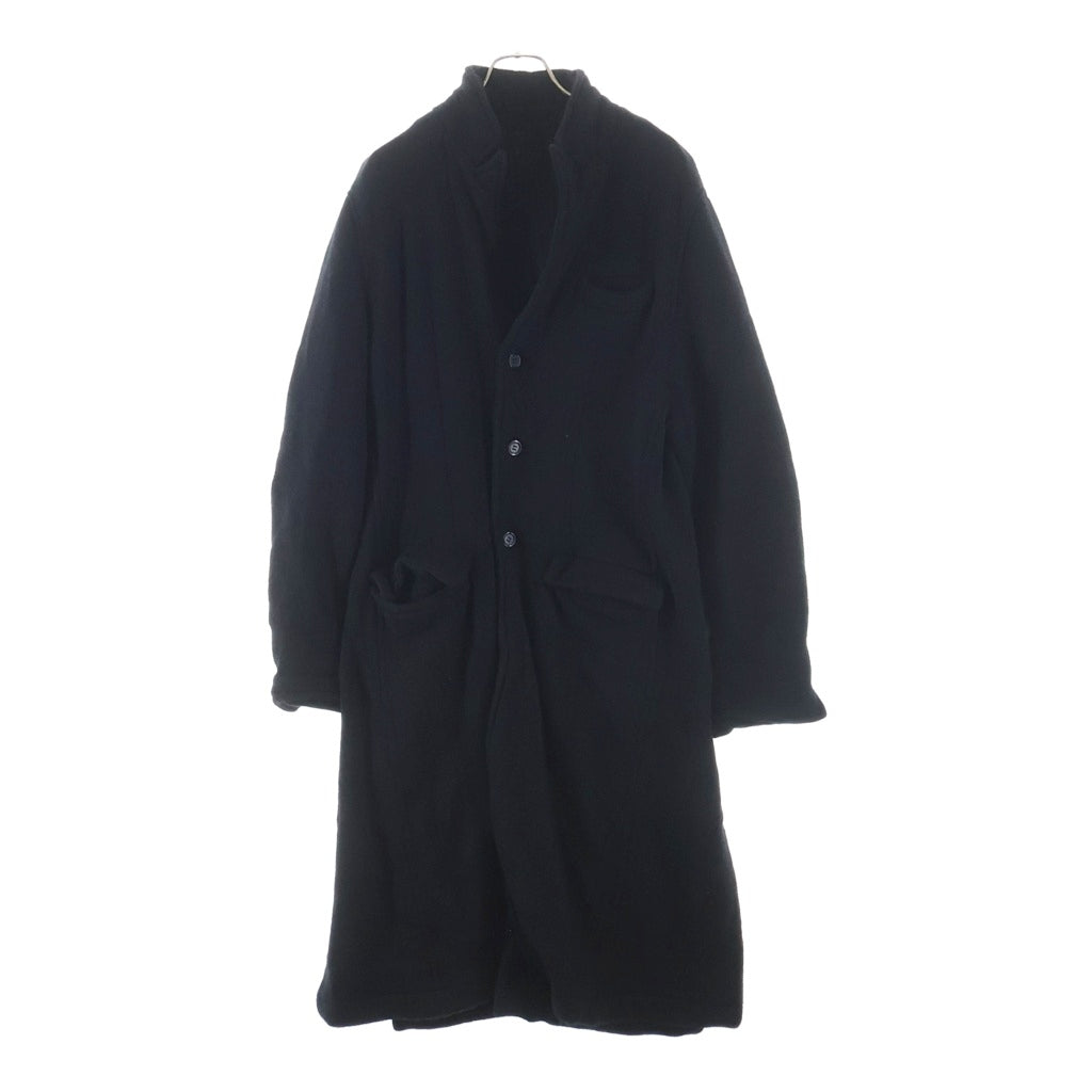 UNDERCOVER(アンダーカバー) 19AW KNIT LONG JACKET ピークドラペル 3B ニットロングジャケット ブラック UCX4104-2