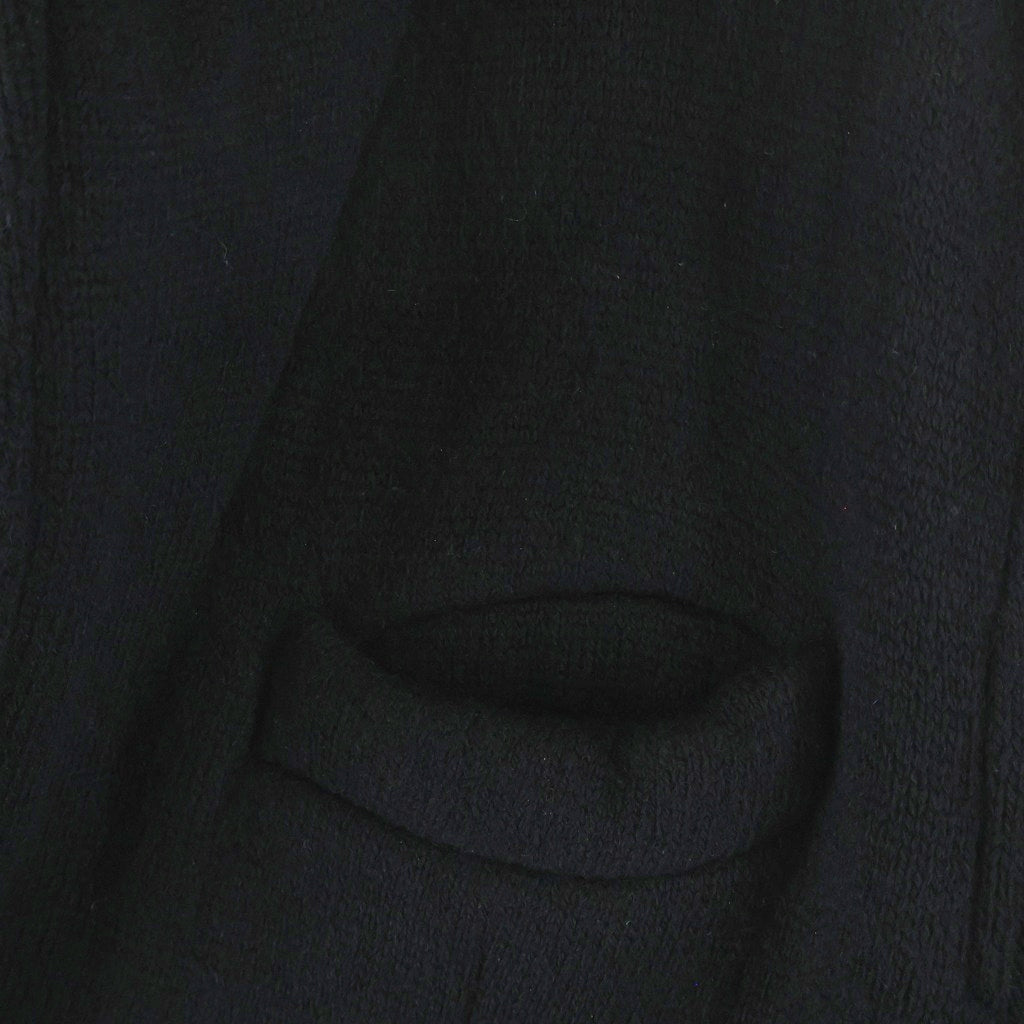 UNDERCOVER(アンダーカバー) 19AW KNIT LONG JACKET ピークドラペル 3B ニットロングジャケット ブラック UCX4104-2