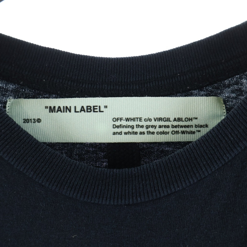 OFF-WHITE(オフホワイト) 19SS DIAG COLORED ARROWS L/S TEE ダイアグ カラード 長袖Tシャツ カットソー ブラック OMAB001R19185012
