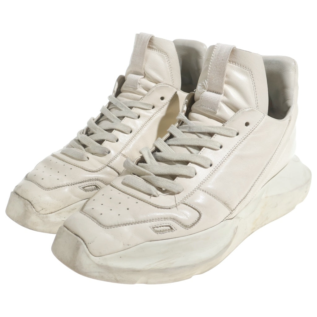 Rick Owens(リックオウエンス) Lido Geth Runner リドゲスランナー ローカットスニーカー アイボリー RU01D3814