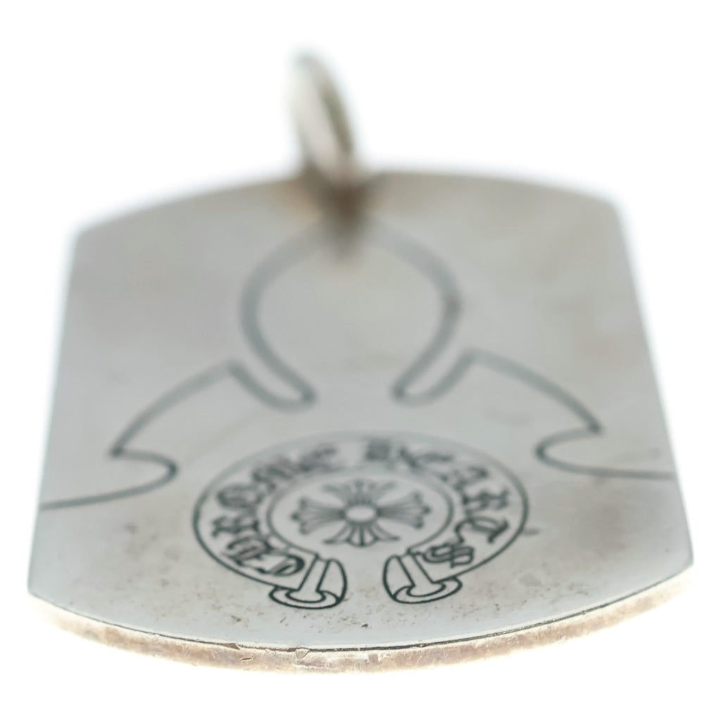 CHROME HEARTS(クロムハーツ) D TAG LRG ラージドッグタグ フレアニー ペンダントトップ シルバー