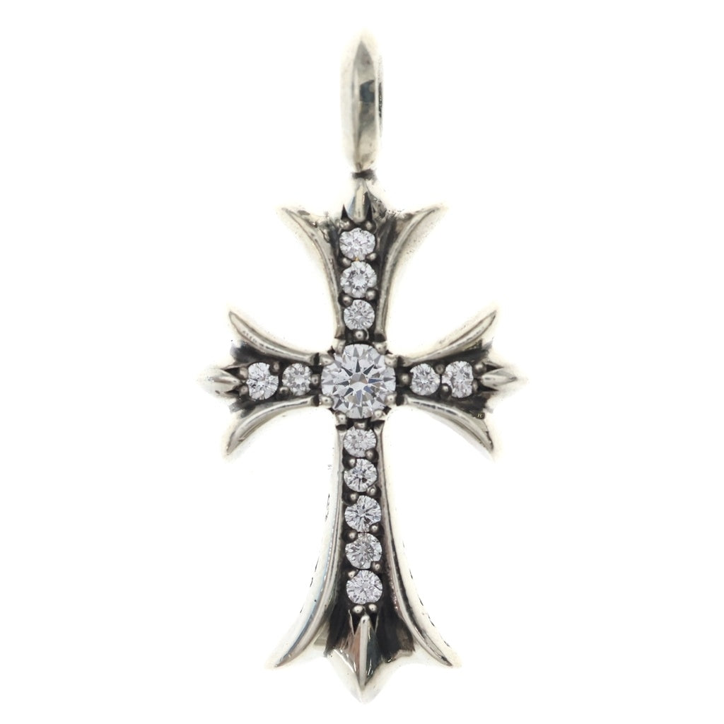 CHROME HEARTS(クロムハーツ) TNY CRSF P/DIA タイニーファットクロス PAVEダイヤ ペンダントトップ シルバー BCA323