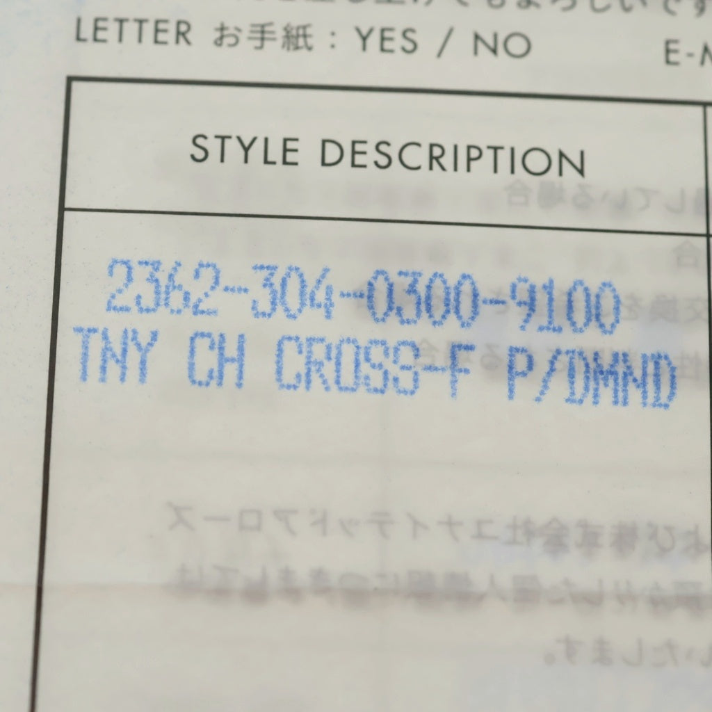 CHROME HEARTS(クロムハーツ) TNY CRSF P/DIA タイニーファットクロス PAVEダイヤ ペンダントトップ シルバー BCA323