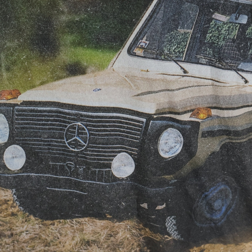 MONCLER(モンクレール) 25SS ×Mercedes Benz By NIGO メルセデスベンツ ニゴー フロントプリント クルーネック半袖Tシャツ カットソー カーキ K14018C00003 89AB9
