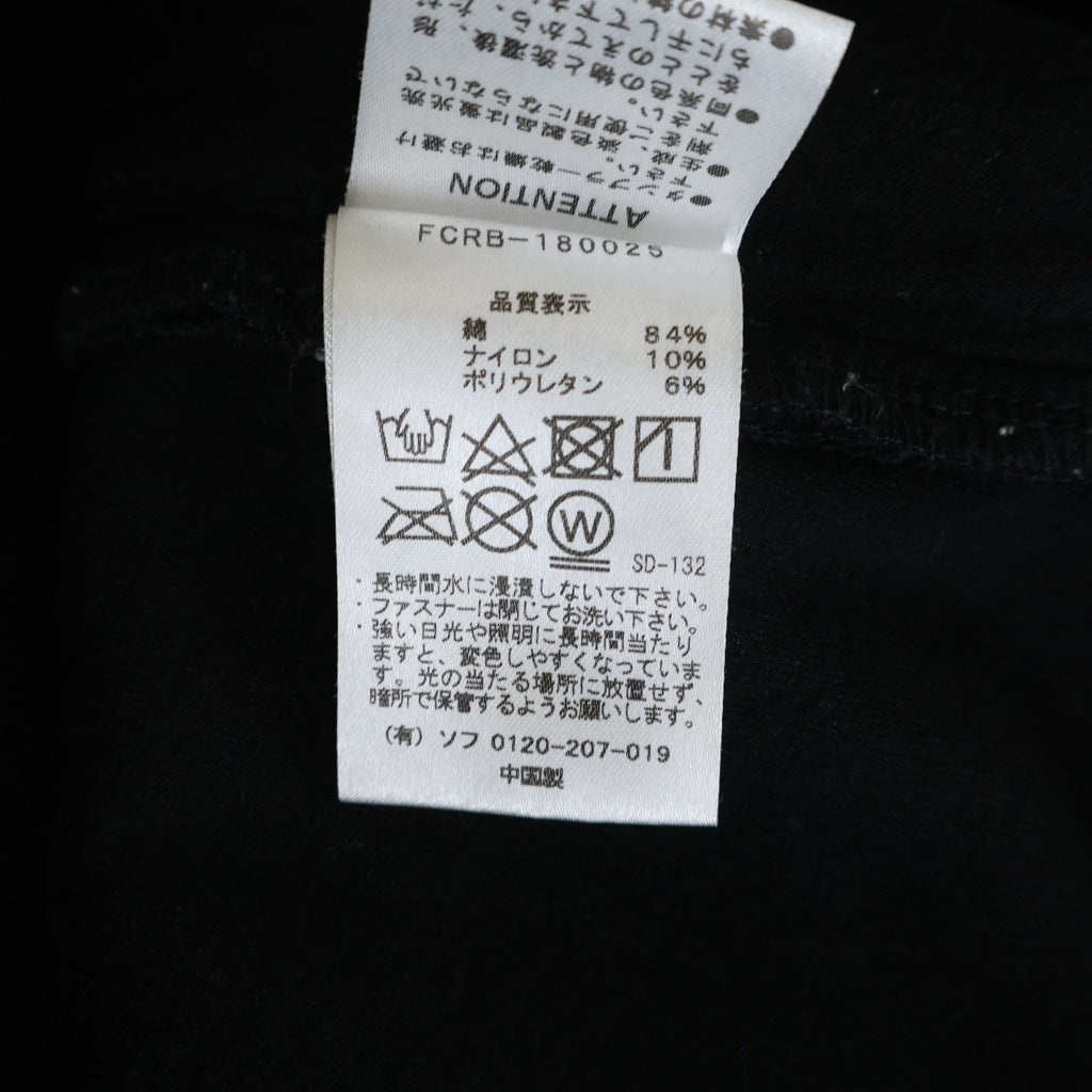 F.C.R.B./F.C.Real Bristol/FCRB(エフシーアールビー/エフシーレアルブリストル) VENTILATION HOODY ベンチレーション フーディー ジップアップ パーカー ブラック FCRB-180025
