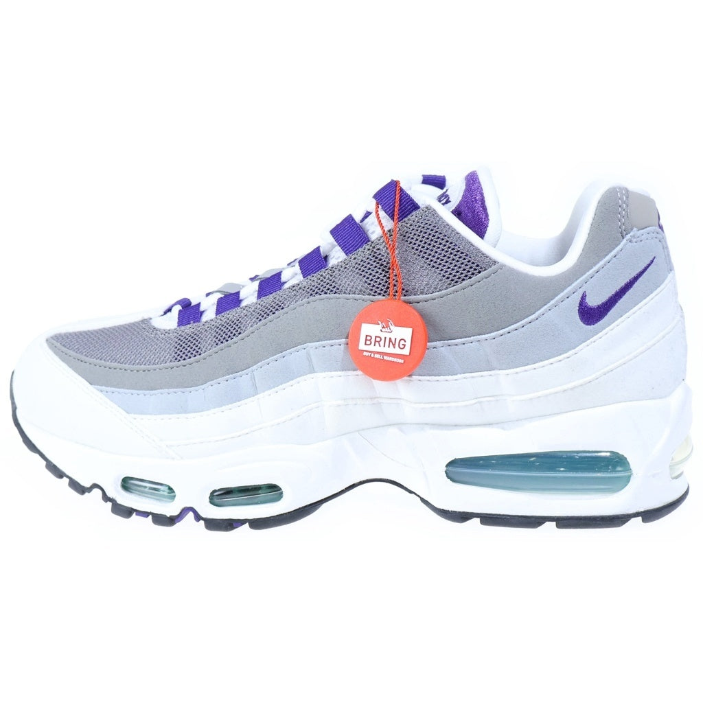 NIKE(ナイキ) WMNS AIR MAX 95 BIG BUBBLE HJ5996-100 ウィメンズ エアマックス95 ビッグバブル ローカットスニーカー シューズ グレー/パープル US11/28.0cm