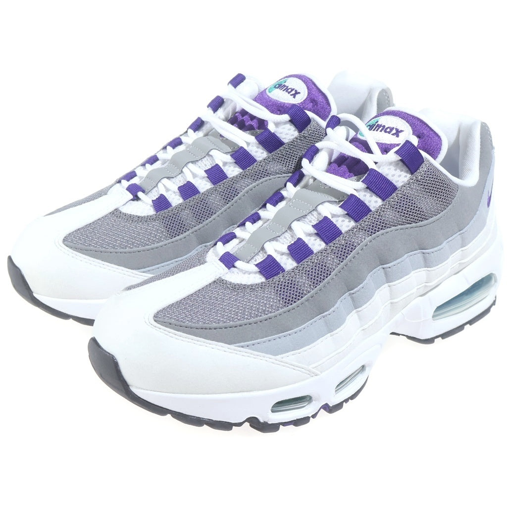 NIKE(ナイキ) WMNS AIR MAX 95 BIG BUBBLE HJ5996-100 ウィメンズ エアマックス95 ビッグバブル ローカットスニーカー シューズ グレー/パープル US11/28.0cm
